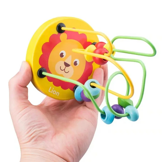 Laberinto de cuentas Montessori para bebés