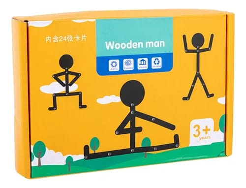 Juego interactivo de madera Montessori