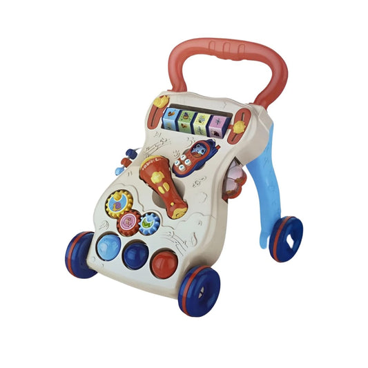 Andador para bebés con panel de juguetes